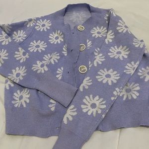 ROMWE Floral Cardigan